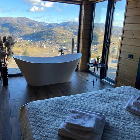 Holiday home Under Sky - з теплим басейном ,чаном-джакузі, панорамною ванною та Playstation 5